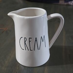Rae Dunn White Ceramic Art Pitcher